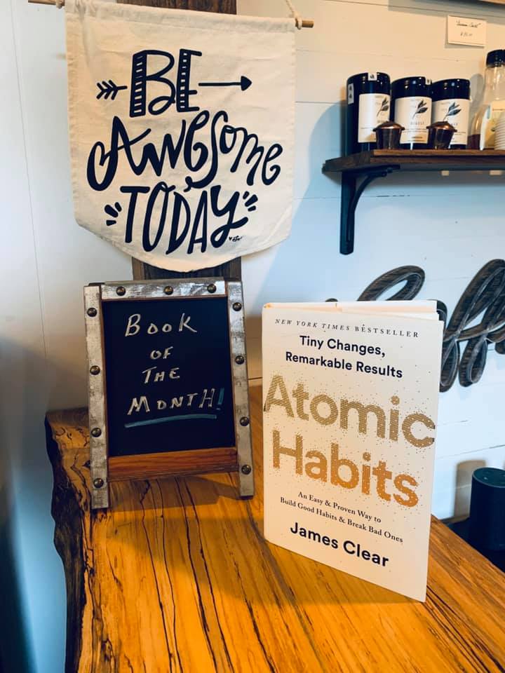 The book 'Atomic Habits' is Dr. Ryan's Book of the Month